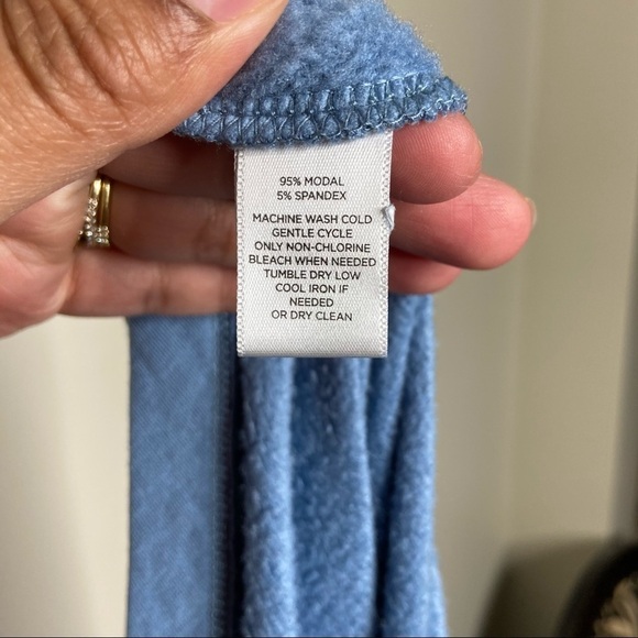 Lou And Grey Twisted Knot Back Sweater Blue L - Picture 4 of 6